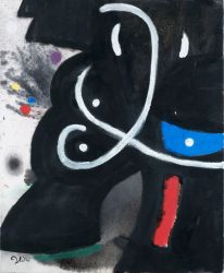 Joan Miró, Personnage (1974). Courtesy the artist and Galeria Mayoral.