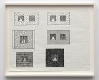Prisons, Windows by Peter Halley contemporary artwork painting, works on paper, drawing