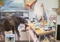Mammoth Lab by Shi Yiran contemporary artwork painting, works on paper