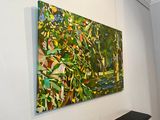 Tropical Blooms by Joseph Ntensibe contemporary artwork 2