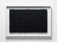 Black Field #7 by Kohei Nawa contemporary artwork painting, works on paper