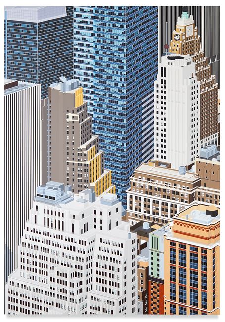 Midtown, NYC by Daniel Rich contemporary artwork