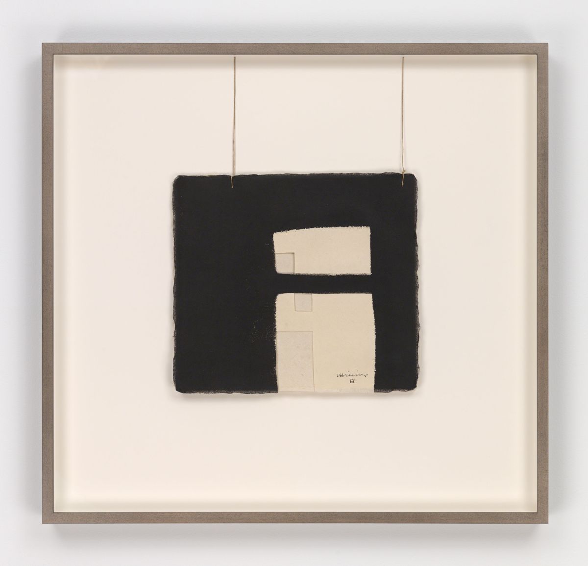 Gravitación (Gravitation), 1990 by Eduardo Chillida, Cut paper, ink ...