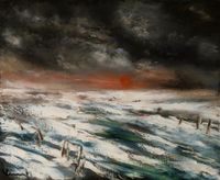 Paysage d'hiver by Maurice De Vlaminck contemporary artwork painting
