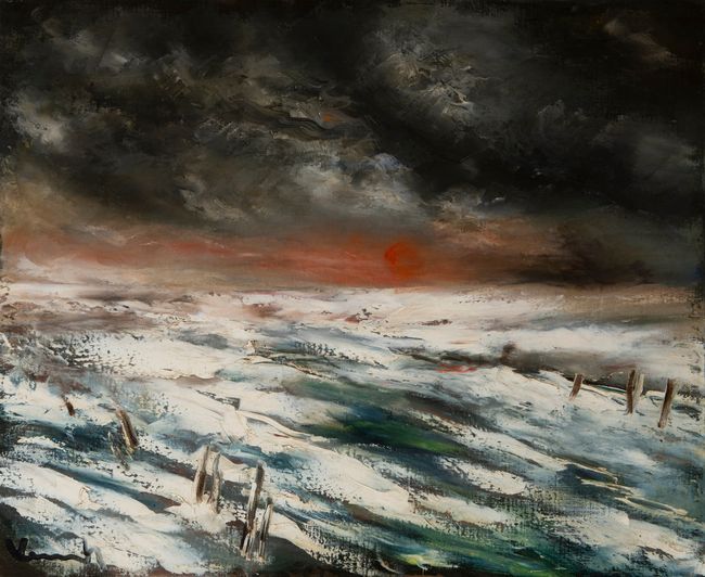 Paysage d'hiver by Maurice De Vlaminck contemporary artwork