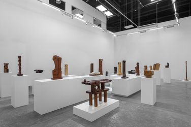 Chaouki Choukini. Installation view at Green Art Gallery, Dubai, 2019