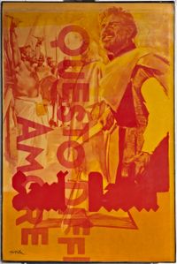 Questo Difficile Amore by Mimmo Rotella contemporary artwork painting, mixed media