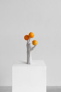One Minute Forever (hands/fruits) by Erwin Wurm contemporary artwork sculpture