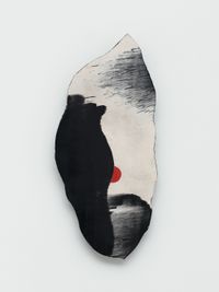 Untitled (eye in rock i) by Harminder Judge contemporary artwork painting, works on paper, sculpture