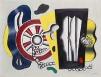 Composition aux profils by Fernand Léger contemporary artwork painting