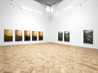 Exhibition view: Marine Hugonnier, TRAVEL POSTERS, Ingelby Gallery, Edinburgh (1 February–28 March 2020). Courtesy Ingelby Gallery. Photo: John McKenzie.