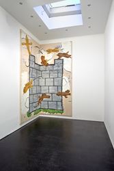 Exhibition view: Rose Wylie, What Means Something, CHOI&LAGER Gallery, Cologne (8 February–29 March 2014). Courtesy CHOI&LAGER Gallery.