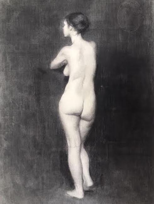 Nude I [Study] by Isabella Watling contemporary artwork