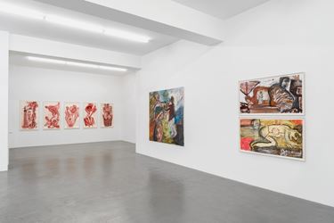 Exhibition view: Martin Disler, Malerei, Buchmann Galerie, Berlin (15 September–4 November 2017). Courtesy Buchmann Galerie.
