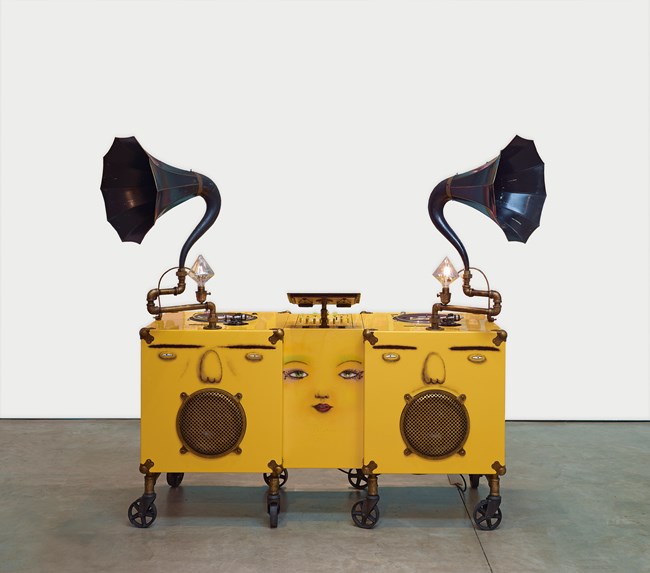 Gramophone by OSGEMEOS contemporary artwork