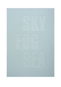 Seascape by Kay Rosen contemporary artwork