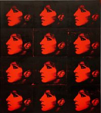 12 Red Barbras (the Jewish Jackie Series) by Deborah Kass contemporary artwork painting, print