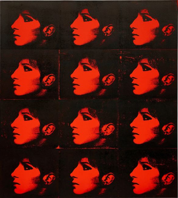 12 Red Barbras (the Jewish Jackie Series) by Deborah Kass contemporary artwork