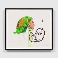 No Title (Fck All Y'All!) by Raymond Pettibon contemporary artwork painting, print