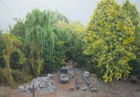 Study of Green-Seoul-Vacant Lot-Nodeulseom (Islet) by Honggoo Kang contemporary artwork painting
