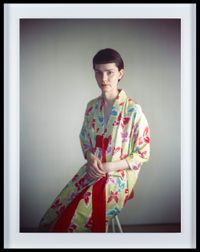 Melanie in kimono by Richard Learoyd contemporary artwork photography