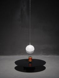Contemporary art exhibition, Vassilakis Takis, Boule Électromagnétique And Magnetic Wall at Axel Vervoordt Gallery, Antwerp, Belgium