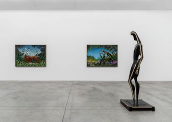 Exhibition view: Alejandro Cardenas, CALYPSO, Almine Rech, Paris (19 March–23 April 2022). Courtesy Almine Rech. Photo: Dan Bradica.