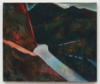Mountain Road by Xiao Jiang contemporary artwork painting, works on paper