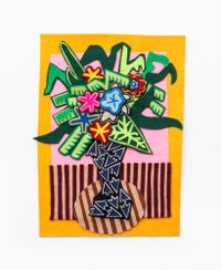 Yellow by Jody Paulsen contemporary artwork textile