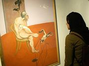 Francis Bacon and gay Iranian artist Bahman Mohasses shown in Tehran
