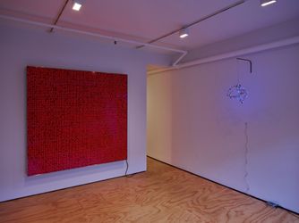 Exhibition view: Tatsuo Miyajima, Lisson Gallery, East Hamption (6–28 November 2021). © Tatsuo Miyajima. Courtesy Lisson Gallery.