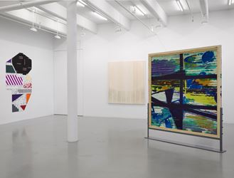 Exhibition view: Group Exhibition, Painters Reply: Experimental Painting in the 1970s and now, Lisson Gallery, 10th Avenue, New York (27 June–9 August 2019). Courtesy Lisson Gallery.