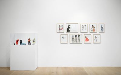 Kara Walker, Norma, 2015-2016, Exhibition view at Victoria Miro, Mayfair, London. Courtesy the Artist and Victoria Miro. © Kara Walker.