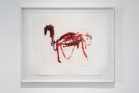 Das trojanische Pferd by Martha Jungwirth contemporary artwork print
