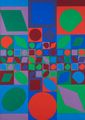 Farbwelt by Victor Vasarely contemporary artwork 1