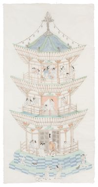 Tower No. 4 by Peng Wei contemporary artwork works on paper