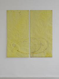 Endnote, yellow (model, small) by Ian Kiaer contemporary artwork painting, works on paper, sculpture, drawing