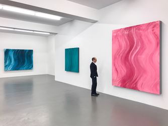 Exhibition view: Jason Martin, Polychrome Futures, Buchmann Galerie (20 November 2020–30 January 2021). Courtesy Buchmann Galerie.