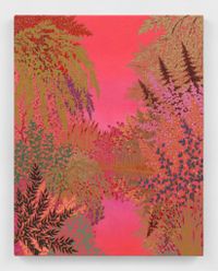 was radiant blushing by John McAllister contemporary artwork painting, works on paper