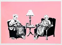 Grannies by Banksy contemporary artwork print