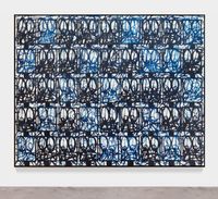 Bruise Painting Last Days by Rashid Johnson contemporary artwork painting, works on paper