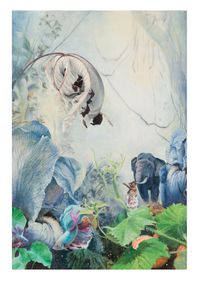Foggy Day 01 by Sandatharaka Abeysinghe contemporary artwork painting, works on paper