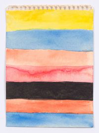 Untitled Watercolour Study by Mary Heilmann contemporary artwork painting, works on paper