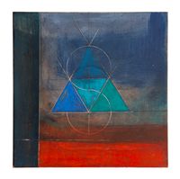 Triangle Tent by Amina Ahmed contemporary artwork painting