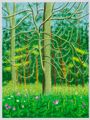 The Arrival of Spring in Woldgate, East Yorkshire in 2011 - 4 May by David Hockney contemporary artwork 1