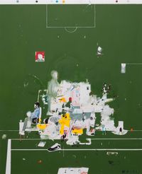 1-love, (Tennis Version) by Brian Harte contemporary artwork painting, works on paper, drawing