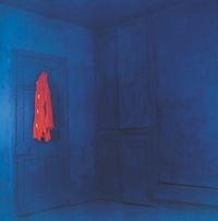 Red Coat/Blue Room (1) by John Hilliard contemporary artwork print