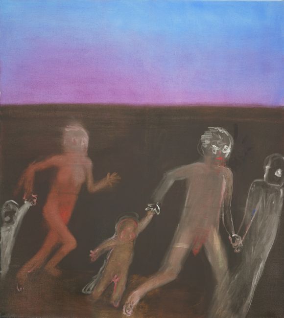rennen müssen by Miriam Cahn contemporary artwork