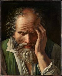 Study of an Elderly Man by ANNE-LOUIS GIRODET DE ROUCY-TRIOSON contemporary artwork painting, works on paper