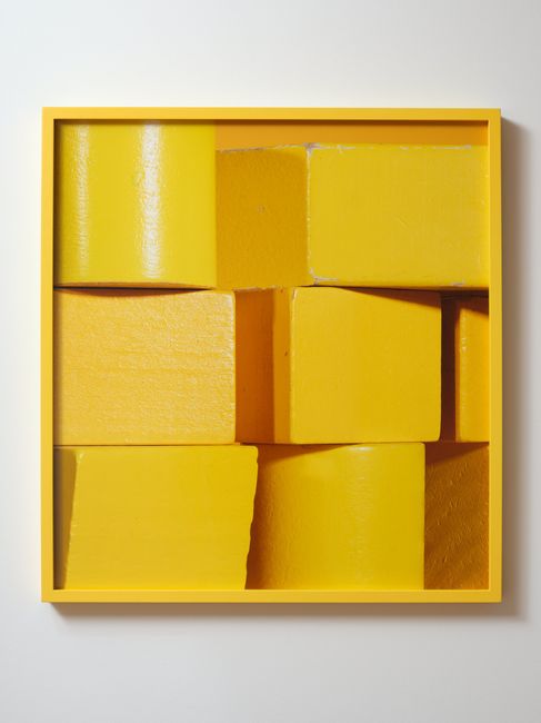 ICON yellow (iii) by Shaun Waugh contemporary artwork